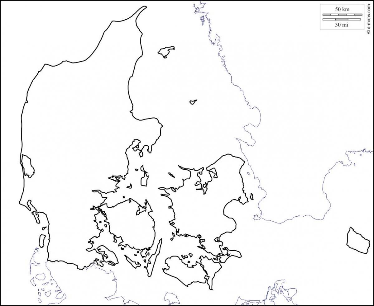 خريطة مخطط الدنمارك